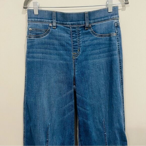 SPANXshape™ EveryWear Seamed-Front Wide Leg Jeans size medium petite - Picture 5 of 10